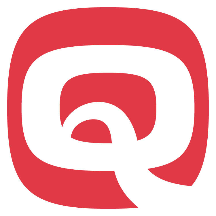 quantavia logo mark red